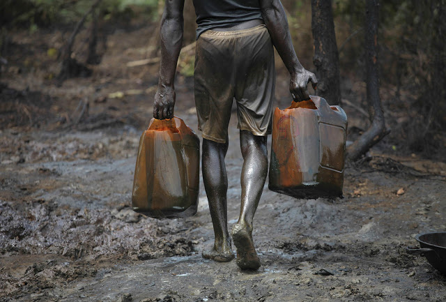 Navy Destroys Illegal Refineries In Rivers