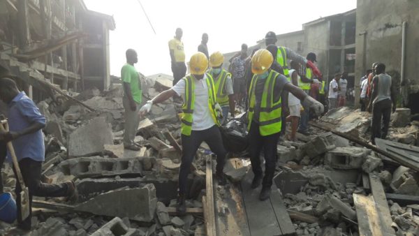 Two Die As Building Collapses at Lagos Police College