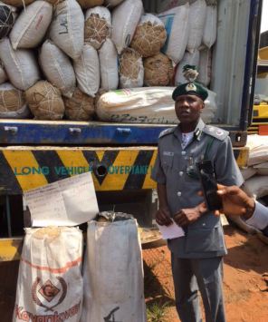Customs Stops Trucks Loaded With Smuggled Rice, Cannabis