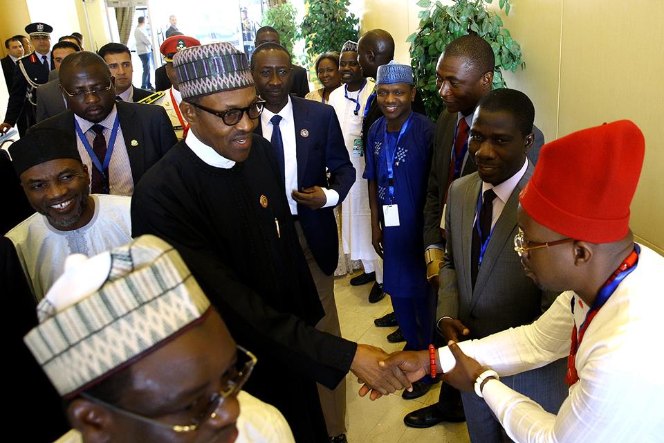 Buhari Attends Security Summit in Senegal