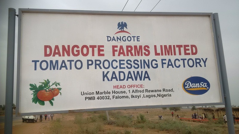 Dangote Tomatoes Factory Resumes February