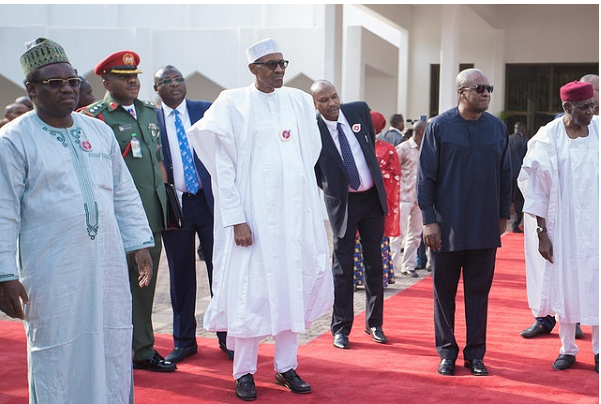 Buhari in Gambia for Talks with Jammeh