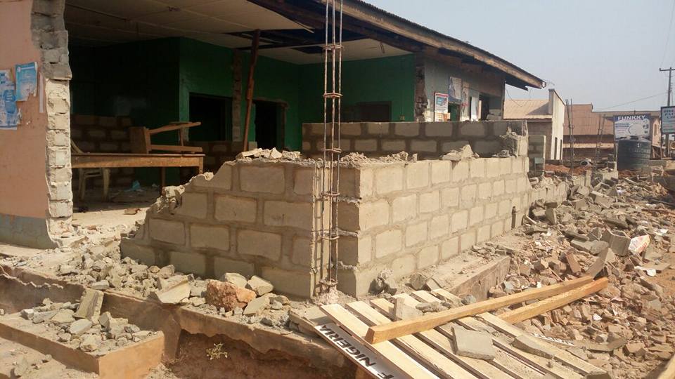 Amosun Destroys Health Centre Renovated by Kashamu
