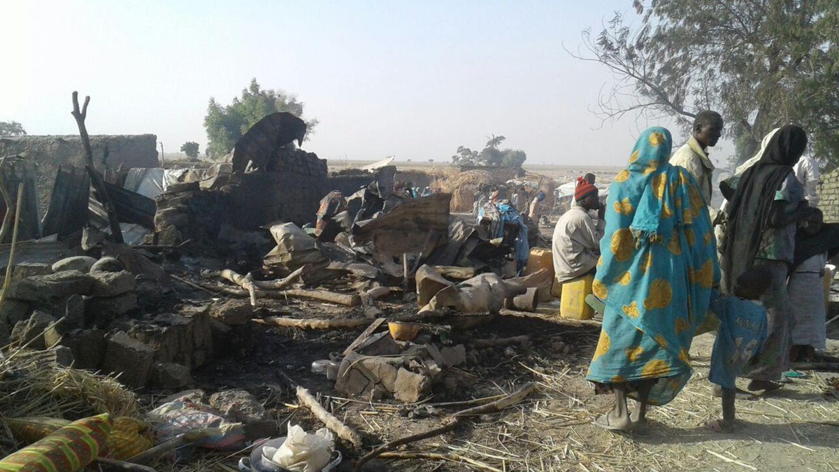 MSF Fumes over Aerial Bombing of IDP Camp in Borno