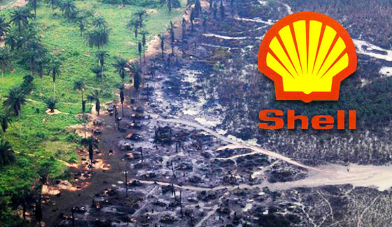 oil spill shell villagers