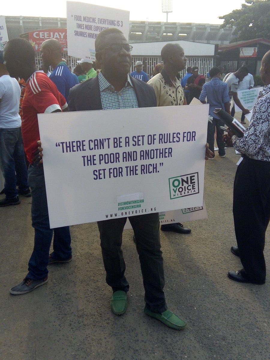 Photos from Anti-Government Protest in Lagos