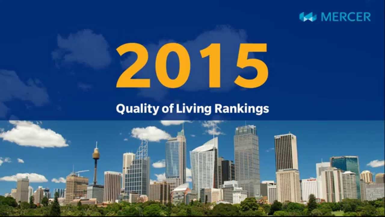 Vienna Tops Mercer’s 19th Quality of Living Ranking