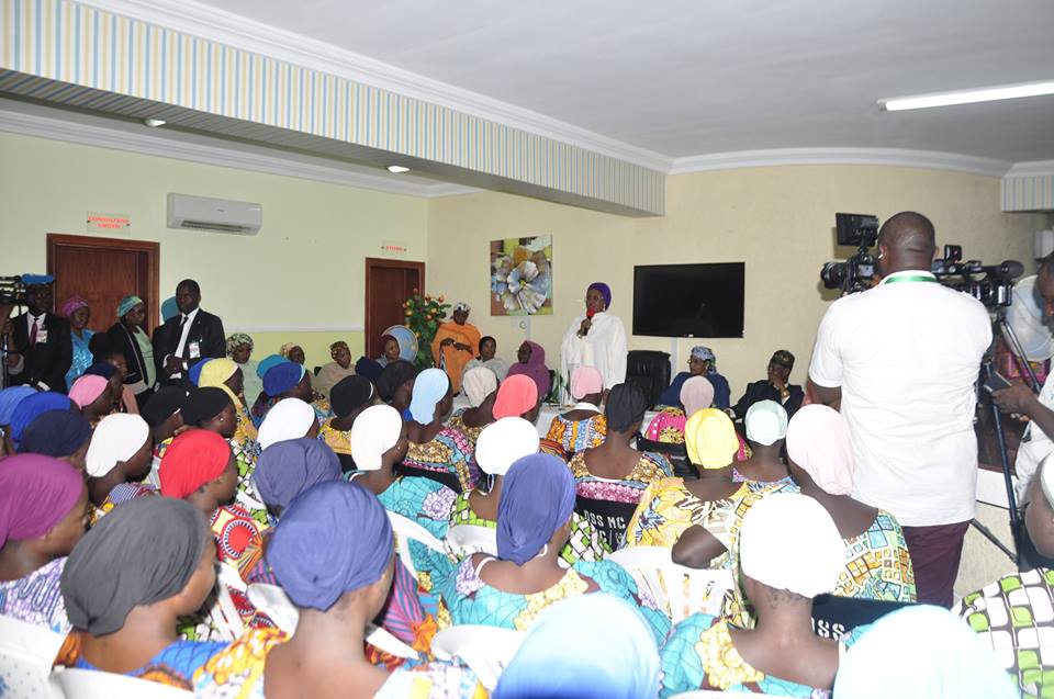 Mrs Buhari Tasks 82 Chibok Girls on Skills Acquisition