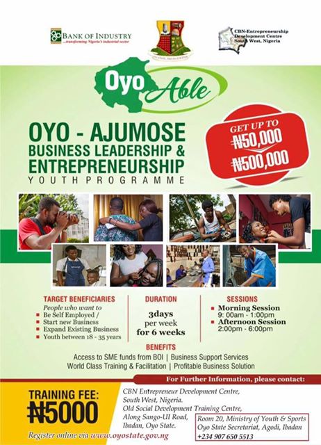 Oyo Able Youth Programme Batch 2 Training Begins Today