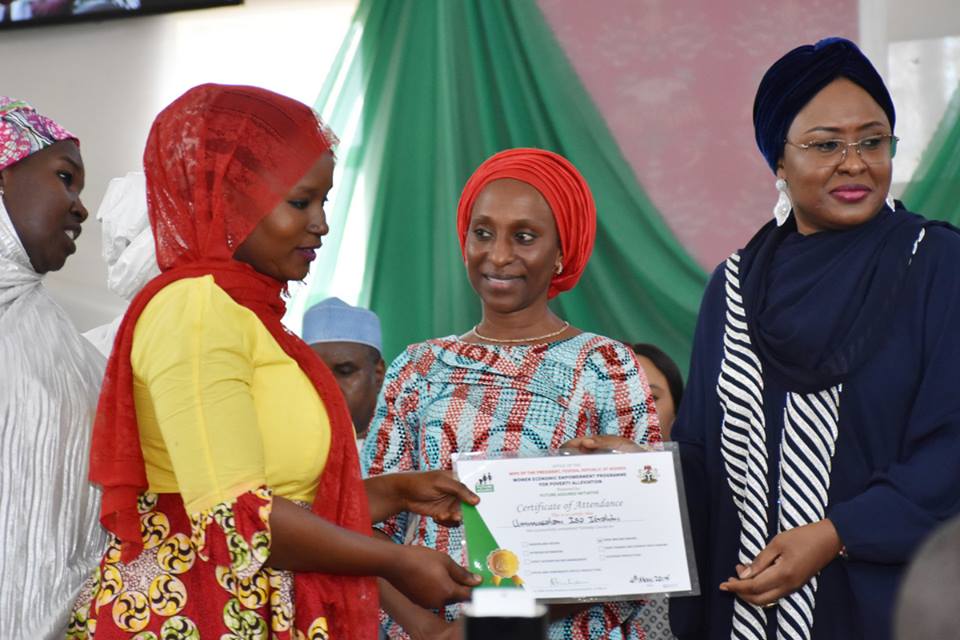 Aisha Buhari Solicits Start-up Funds for Women