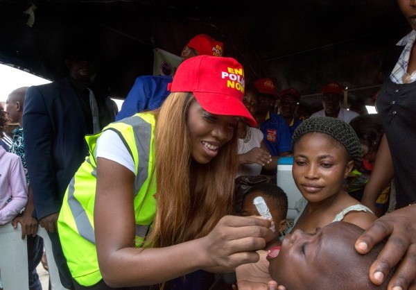 Tiwa Savage Joins Rotary for Polio Eradication