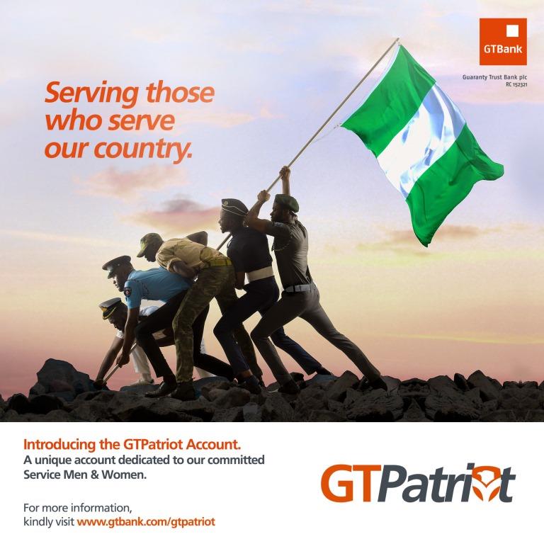 GTBank Unveils GTPatriot Account for Military, MOPOL