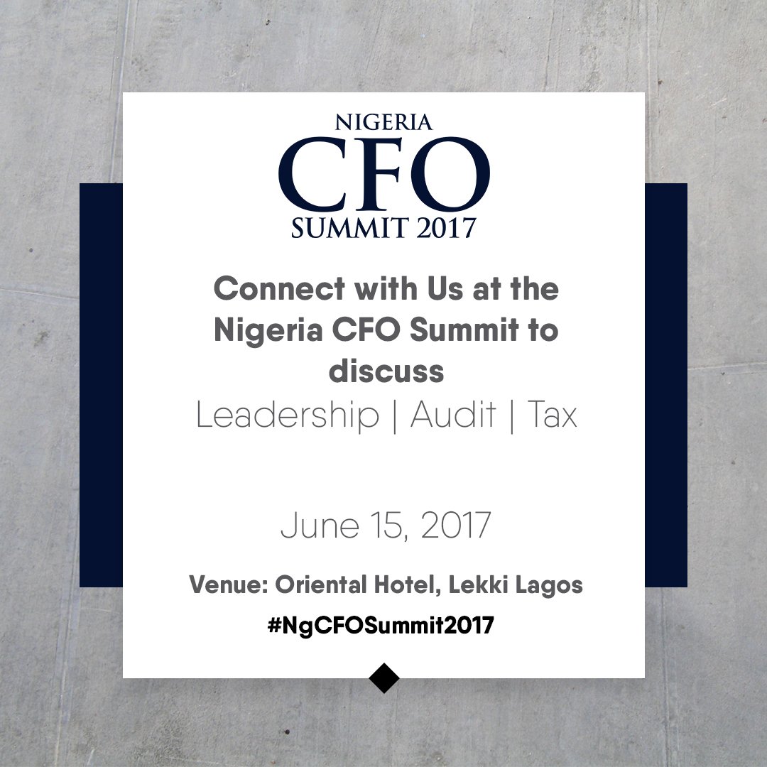 Nigeria CFO Summit Begins Today