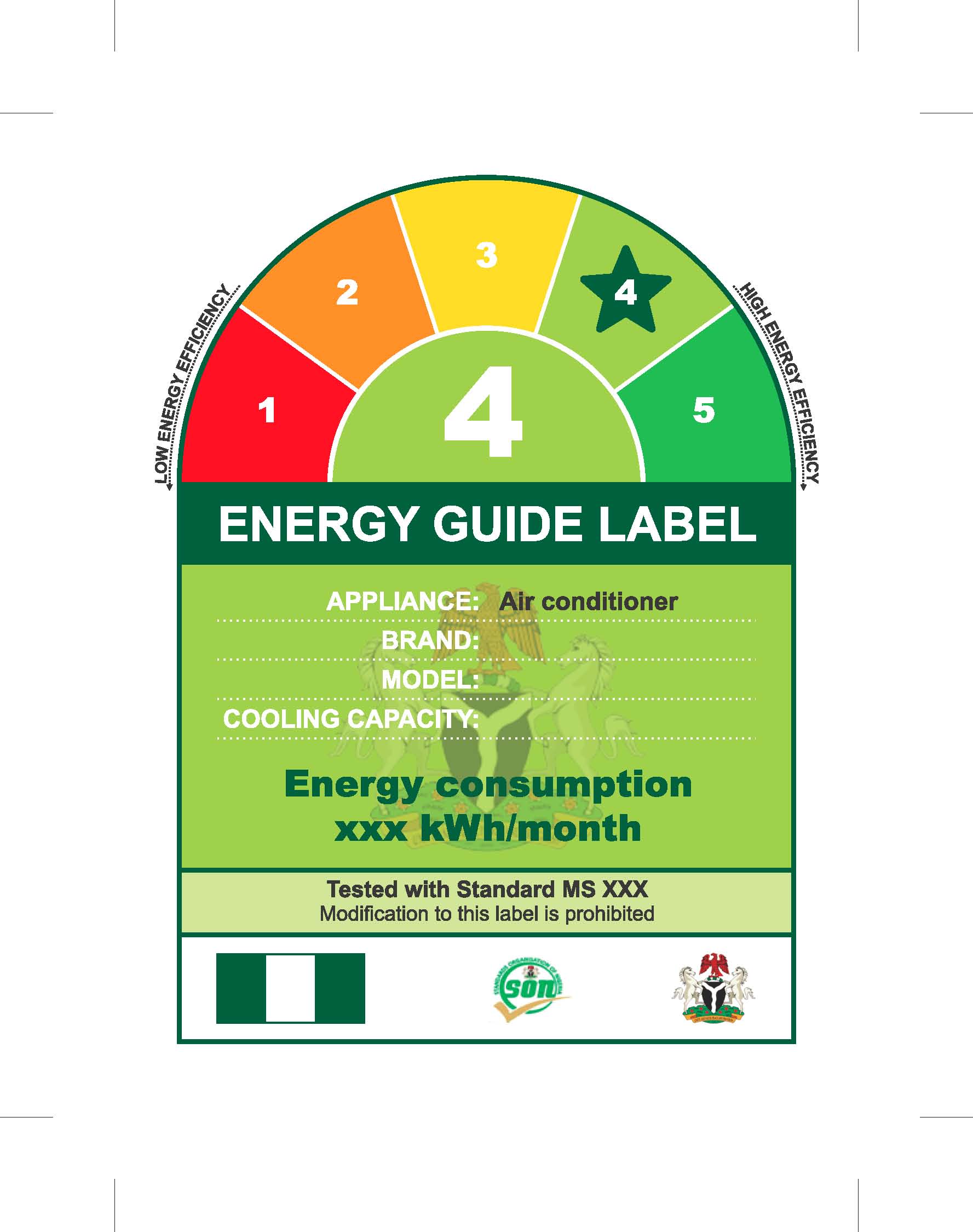 SON Unveils New Label for Air-Conditioners, Electrical Appliances