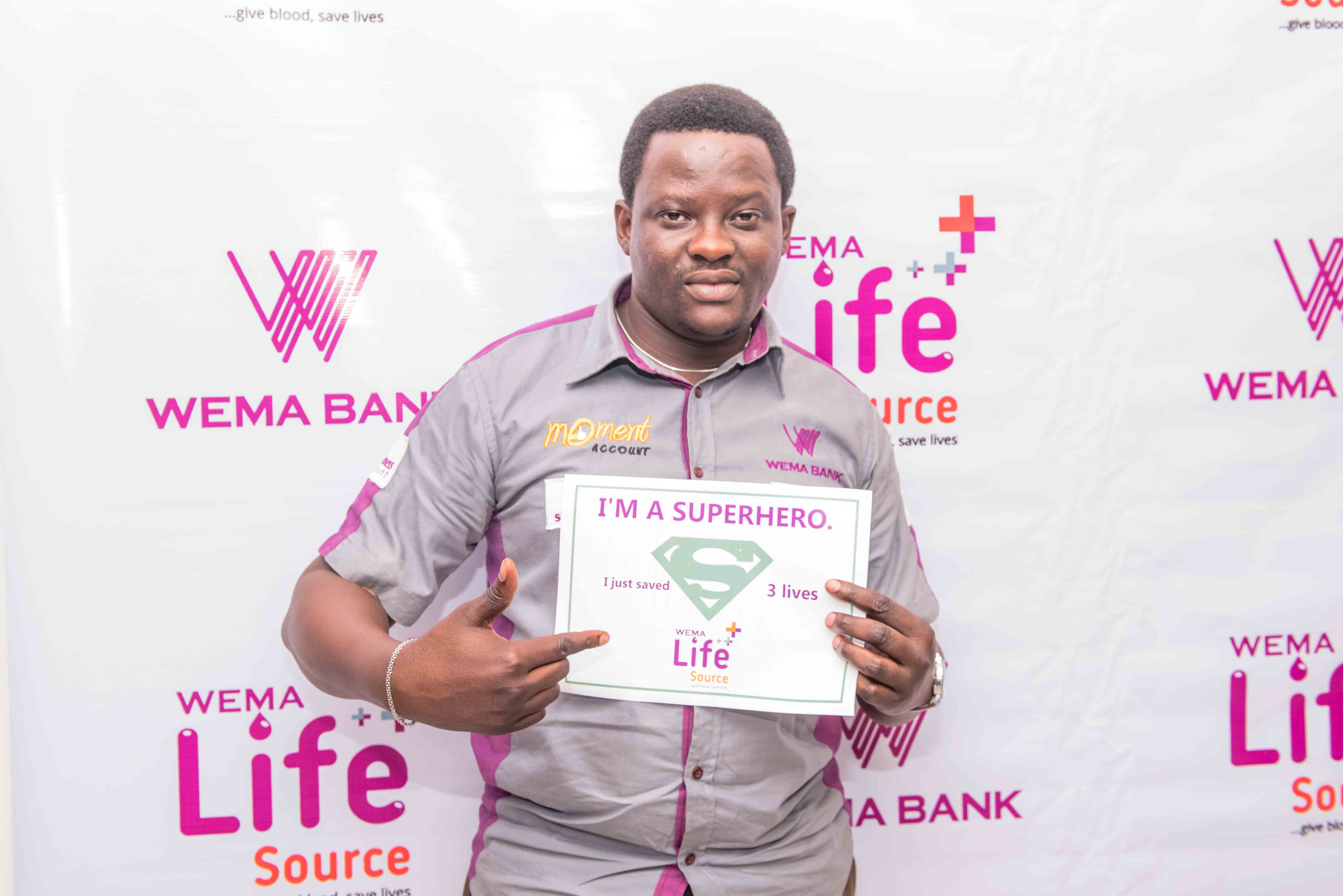 Wema Bank Employees Donate Blood to Save Lives