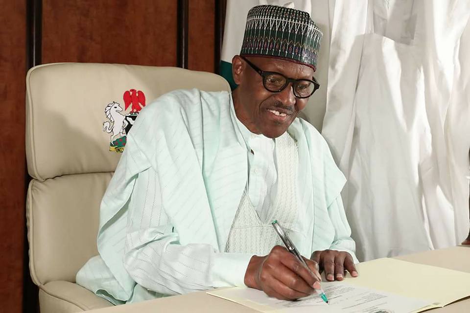 BREAKING: At Last, Buhari Signs 2018 Budget