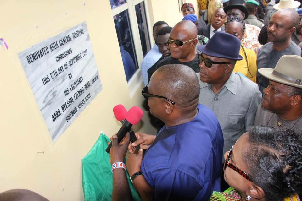 Wike Commissions Renovated General Hospital in Abua
