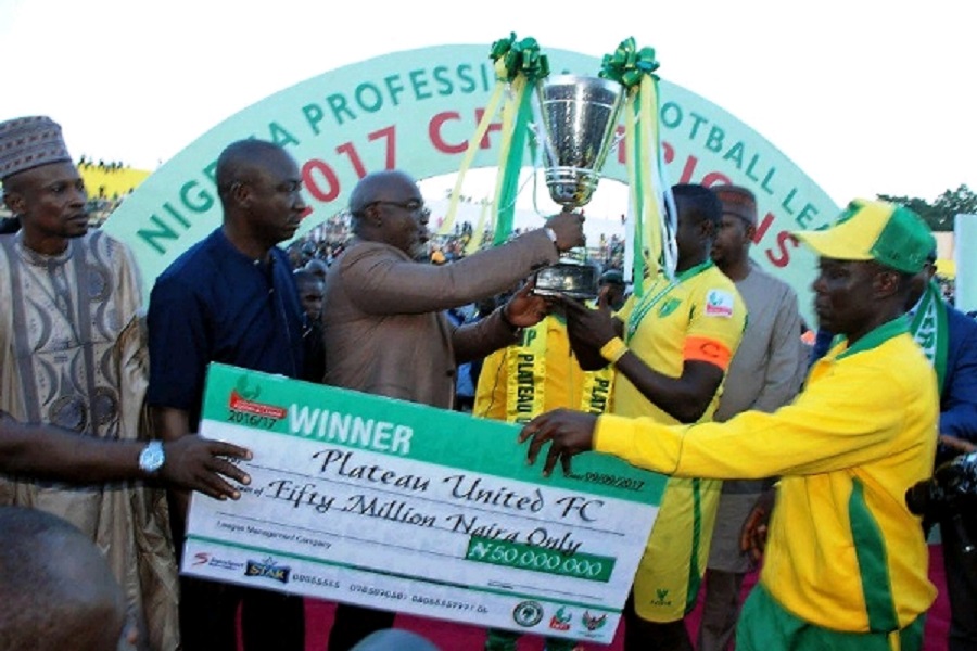 Governor Lalong and the Long Awaited NPFL Trophy ...