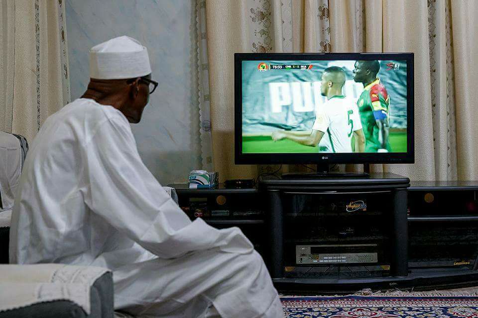 buhari watch TV