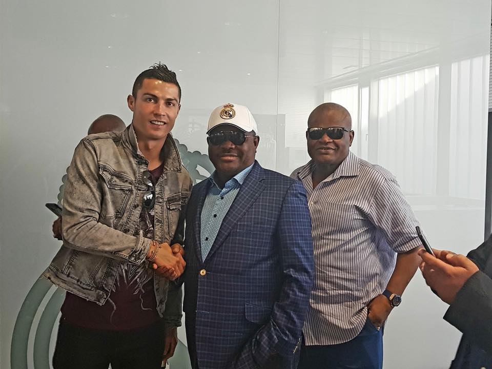 Wike Meets Ronaldo, Others for Real Madrid Academy in Rivers