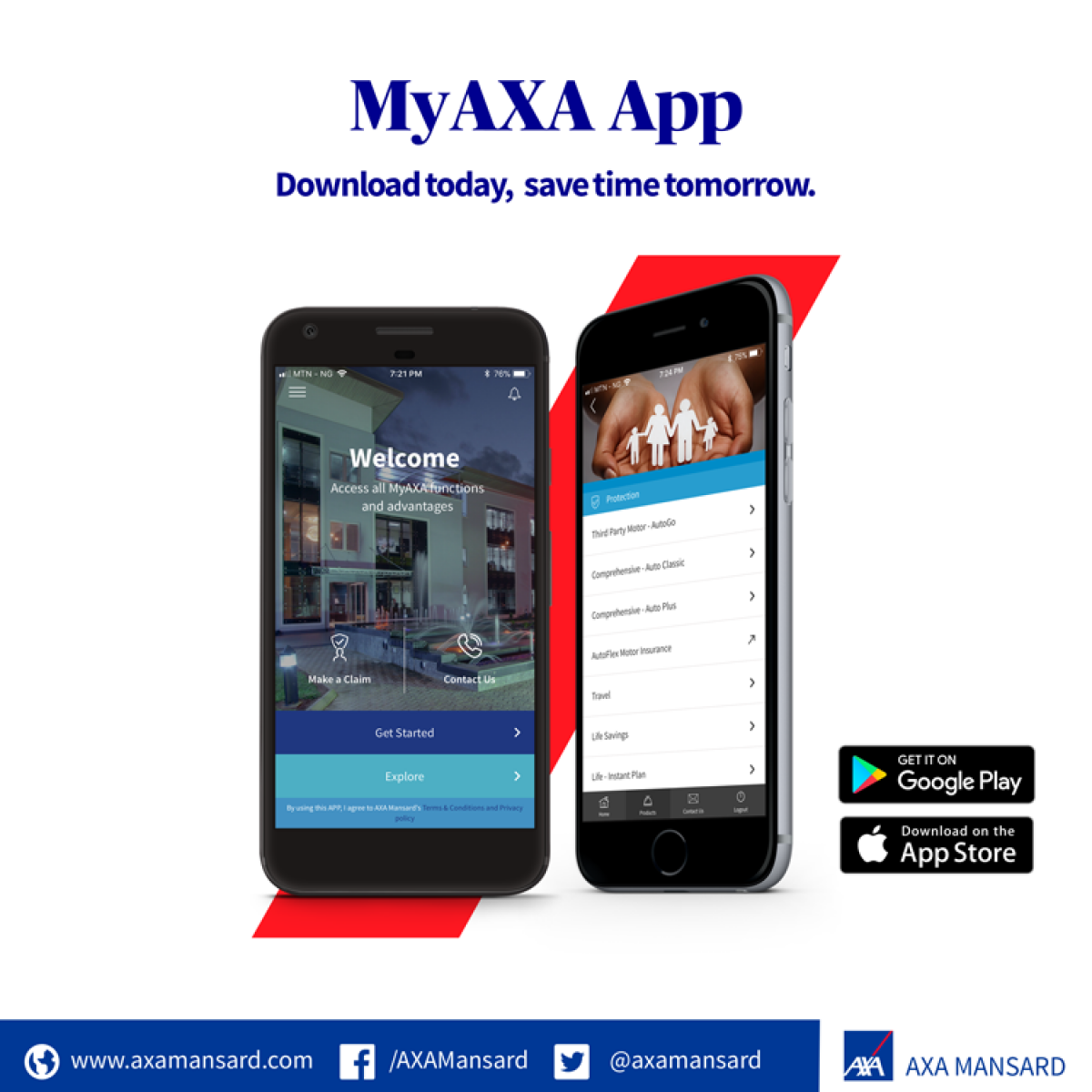 AXA Mansard Unveils MyAXA Mobile App to Boost Services | Business Post  Nigeria