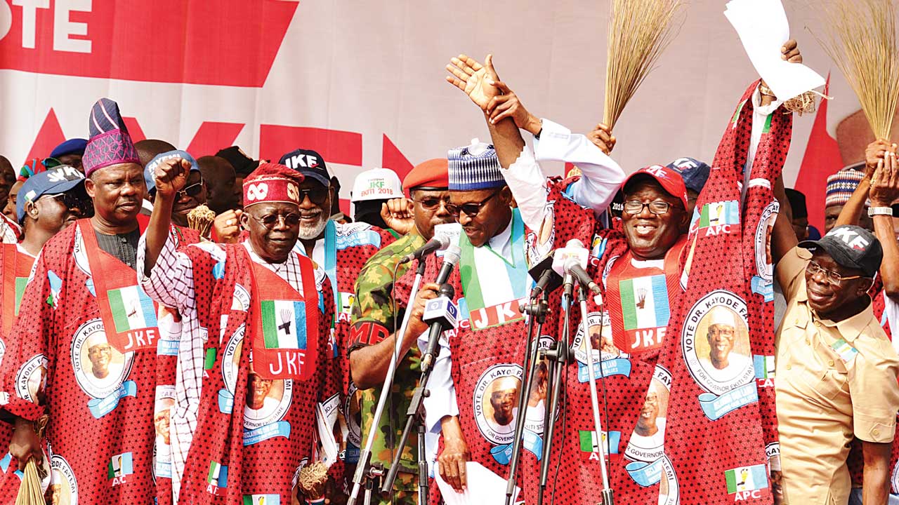 APC Group Hails Oshiomhole for Leading Party to Victory in Ekiti