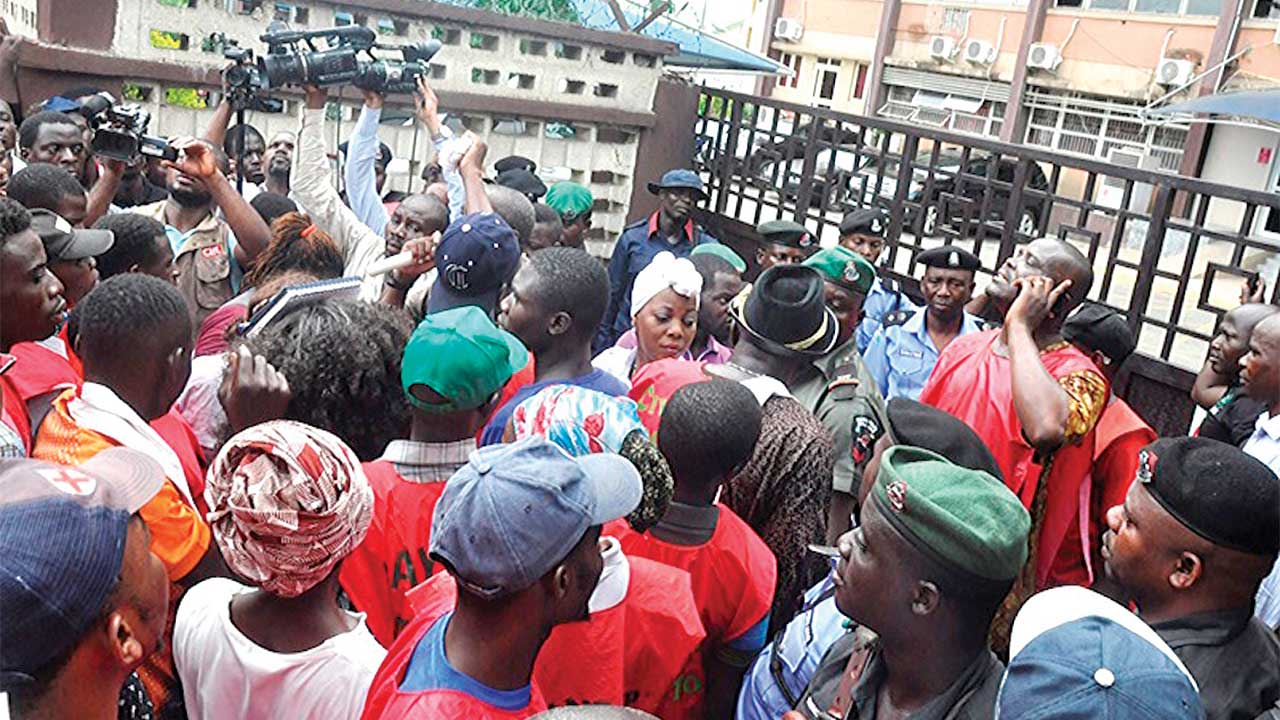 NUEE protest at Ikeja Electric