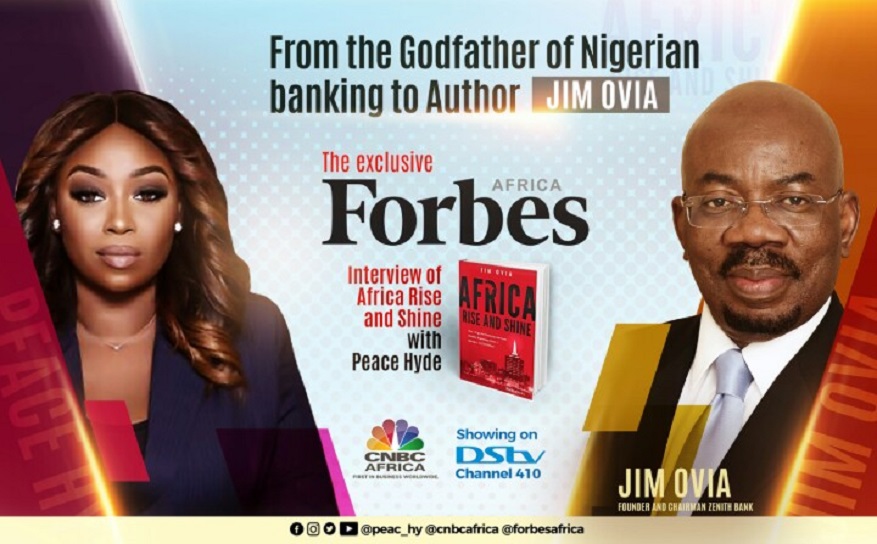 VIDEO: Jim Ovia Talks About New Book ‘Africa Rise & Shine’ on Forbes