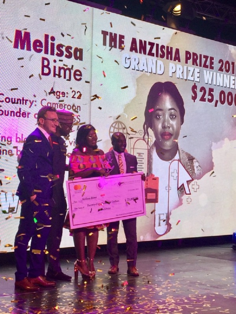 22-Year-Old Melissa Bime Wins 2018 Anzisha Prize Awards