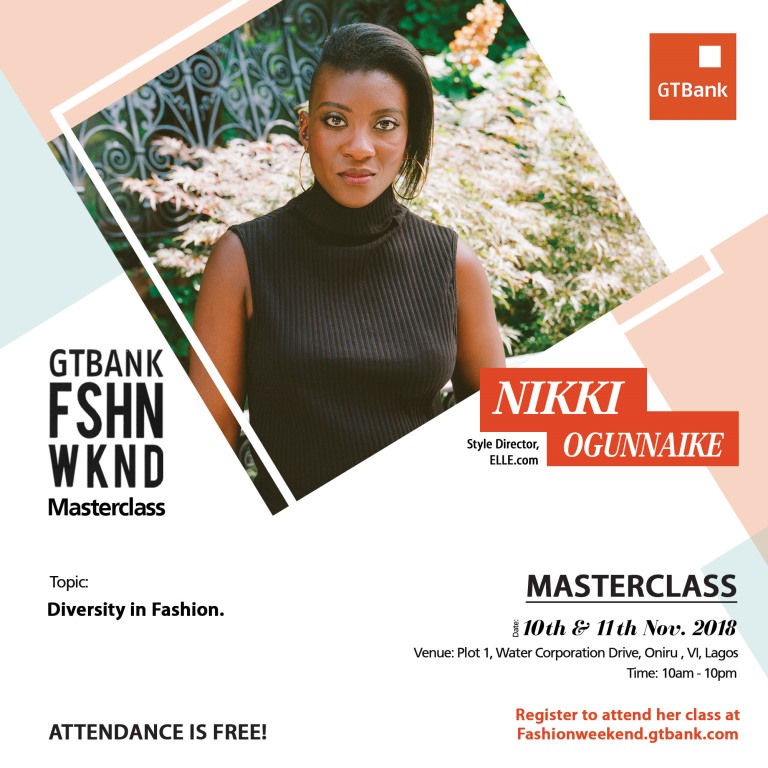 Nikki Ogunnaike, Julia Sarr-Jamois to Share Knowledge at GTBank Fashion Weekend Masterclass