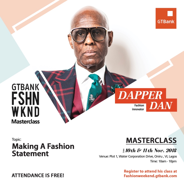 Jay Manuel, Dapper Dan Prepare for GTBank Fashion Weekend Masterclass