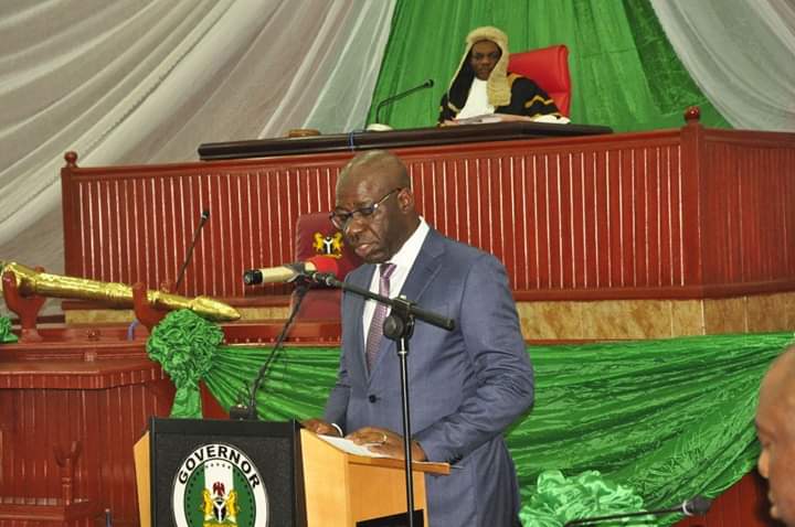 Obaseki Presents 2019 Budget Proposal of N175.7b to Edo Assembly
