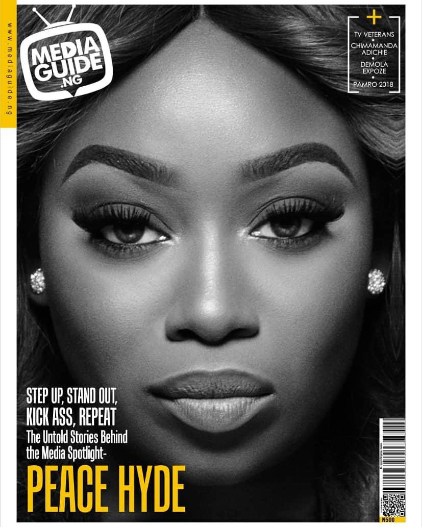 Peace Hyde Covers November Edition of MediaGuide.ng