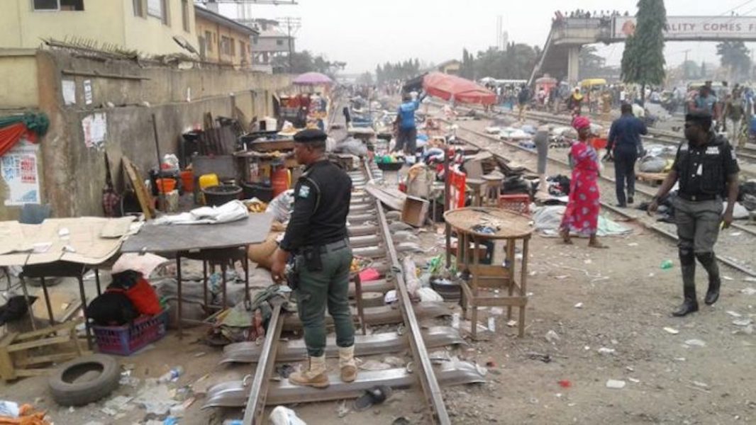 Lagos Stops Collection of Fees from Traders on Rail Tracks