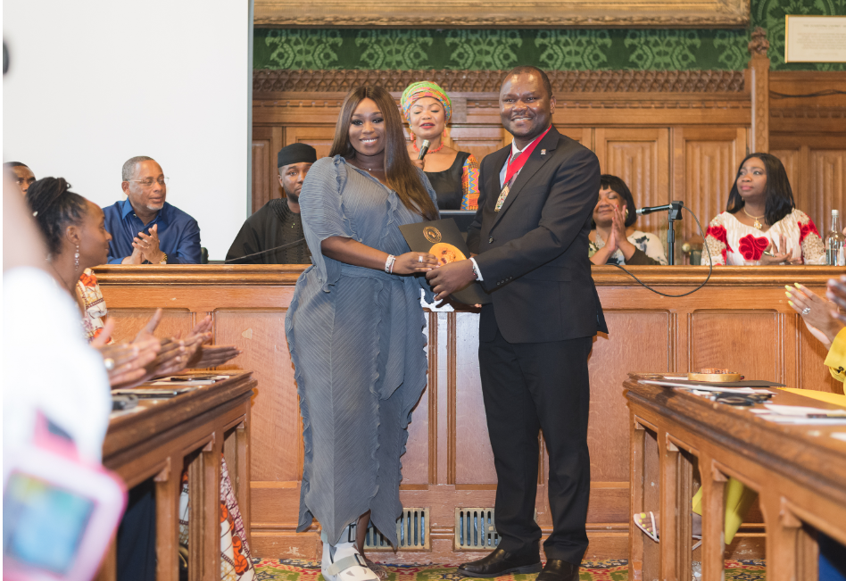 Peace Hyde Gets Social Impact Award at UK Parliament
