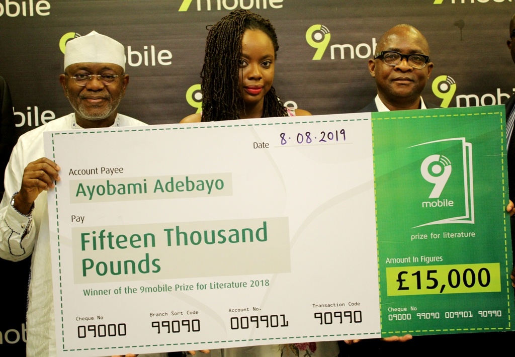 Adebayo Wins 2018 9mobile Prize for Literature with 'Stay With Me'