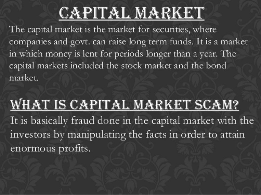 capital market fraud