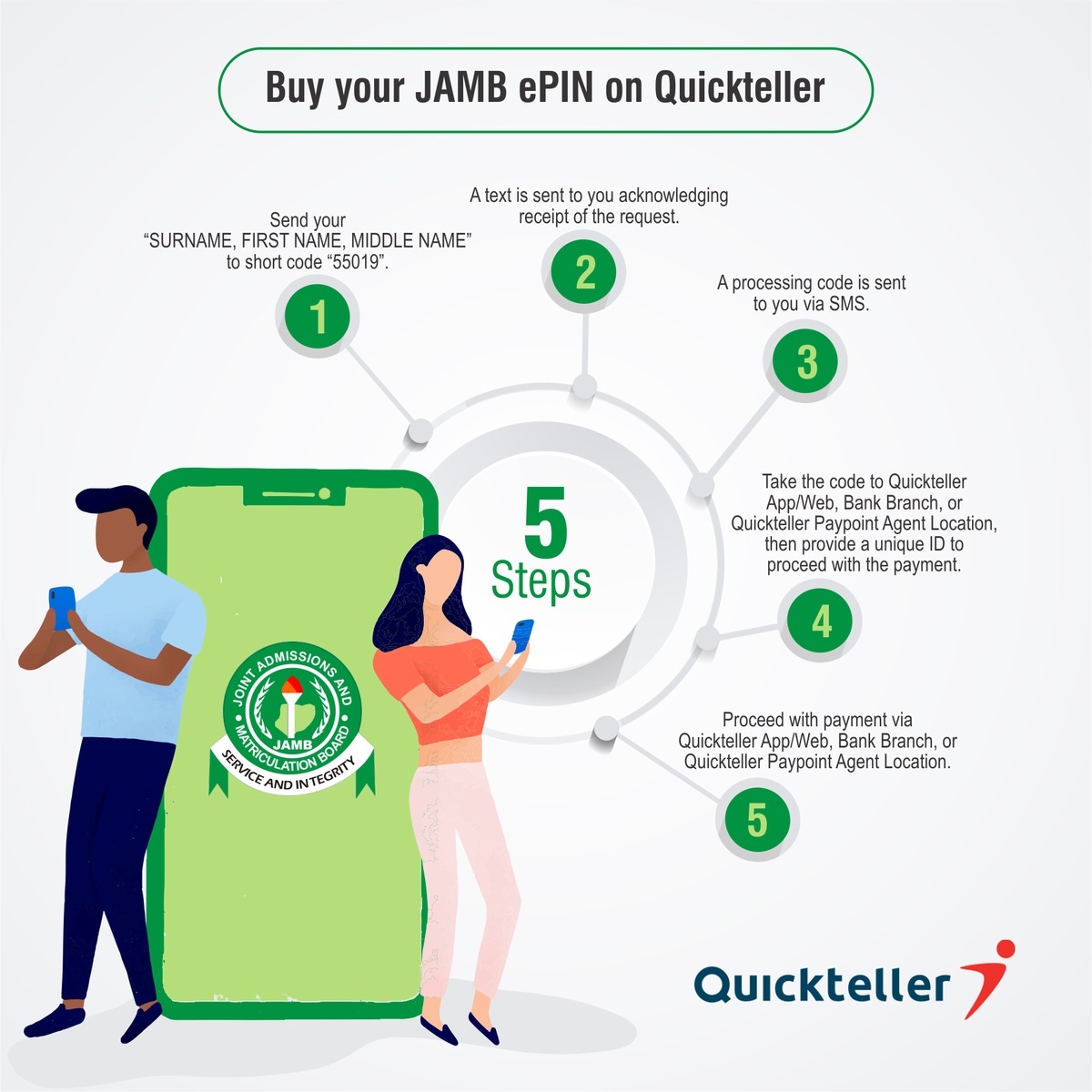 Quickteller JAMB ePINs