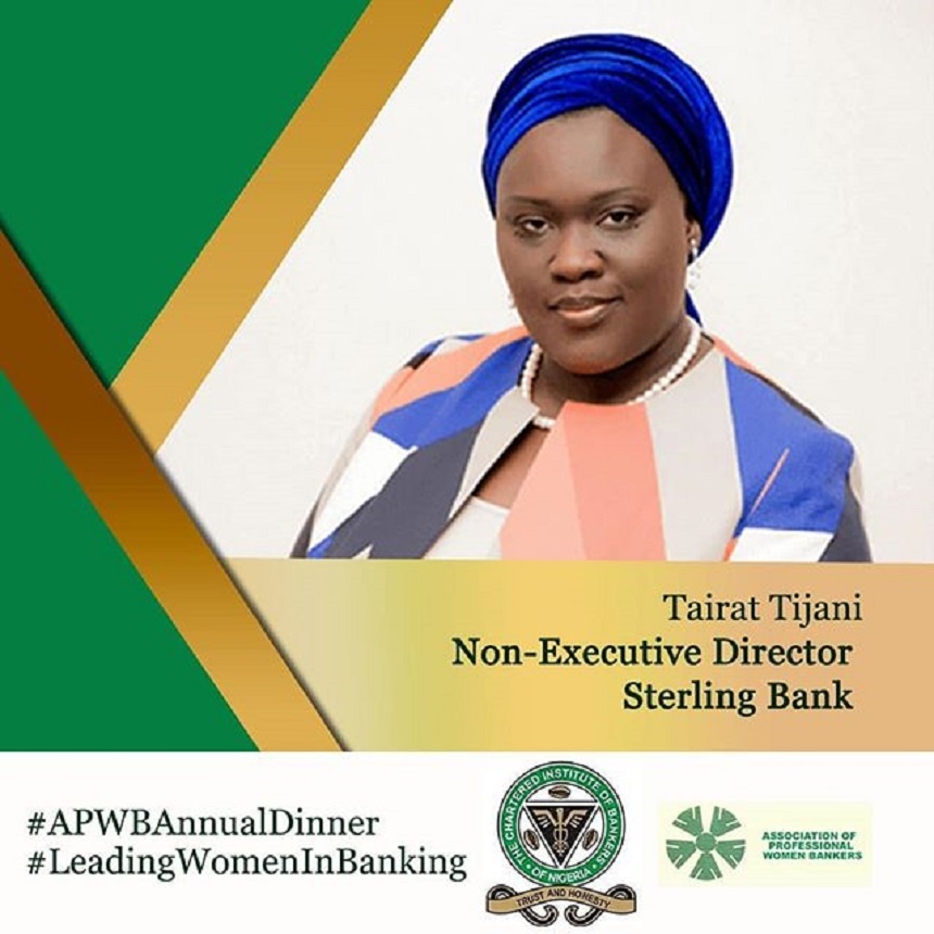 stering Bank director Tairat Tijani