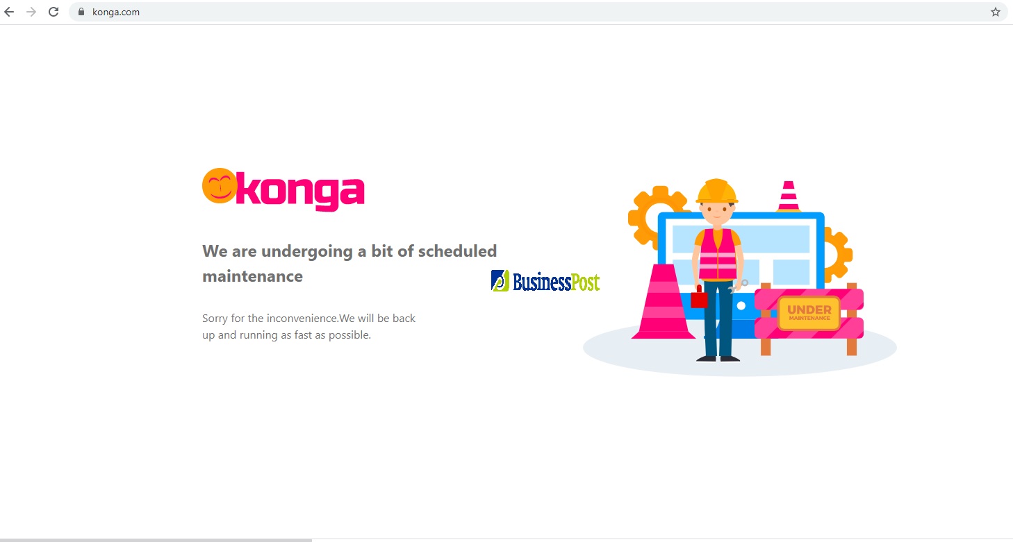 Konga Website Down