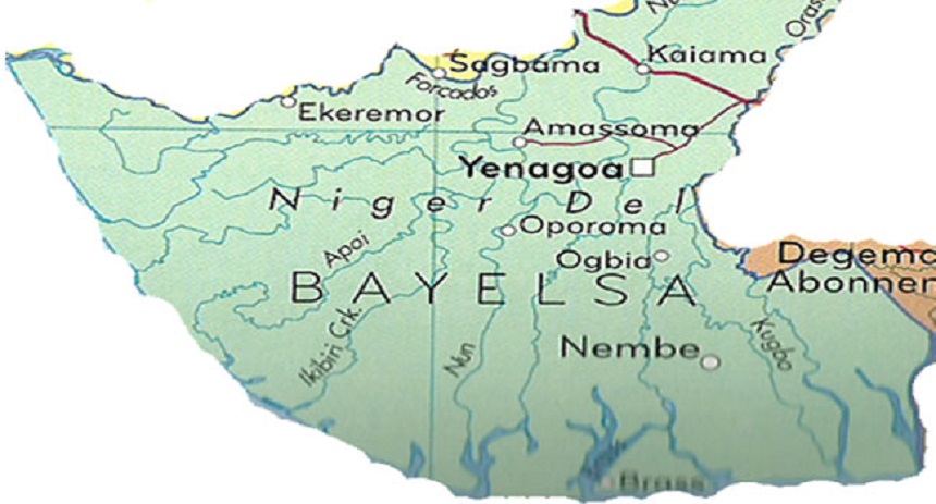 map of bayelsa