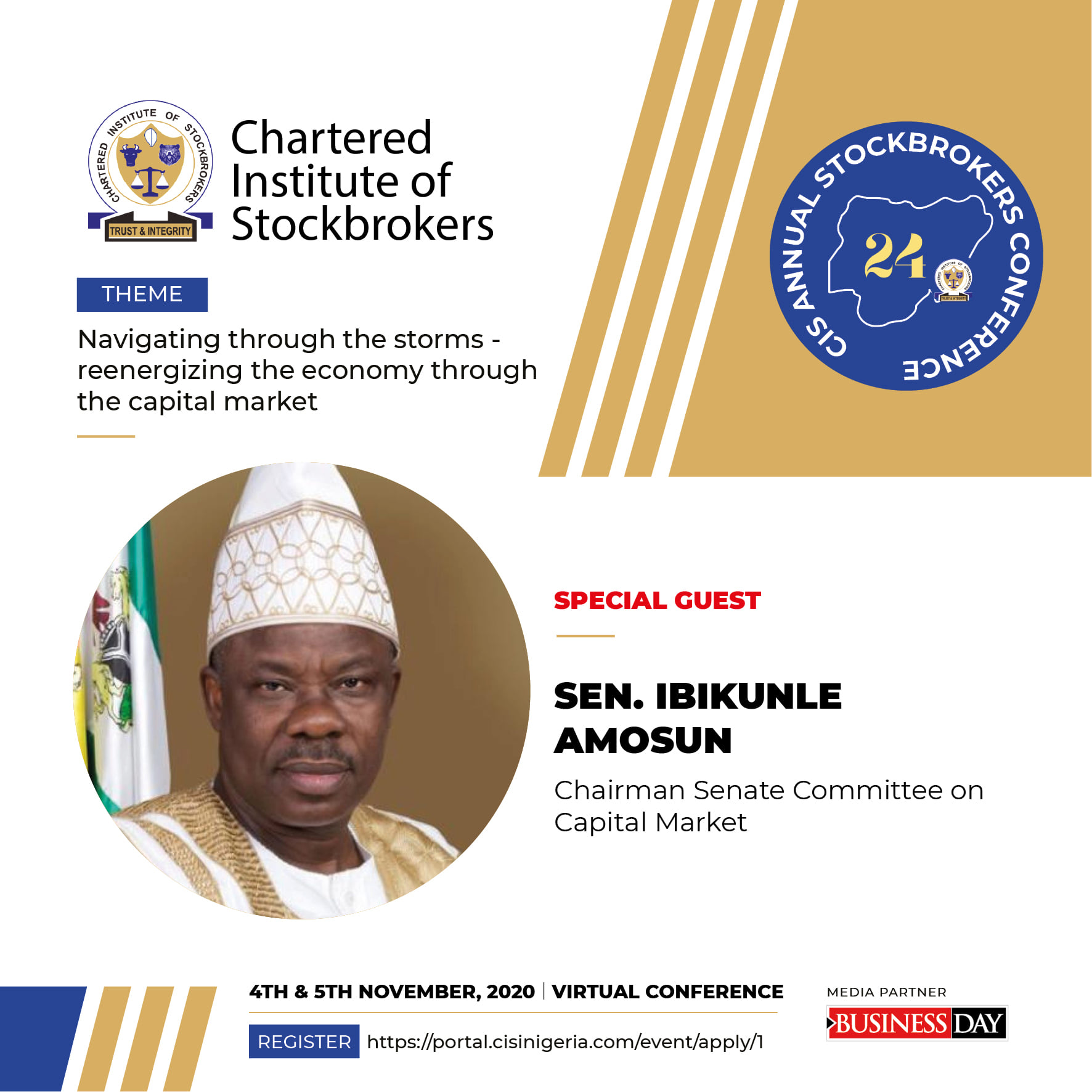 Amosun for 2020 Stockbrokers’ Conference Business Post Nigeria