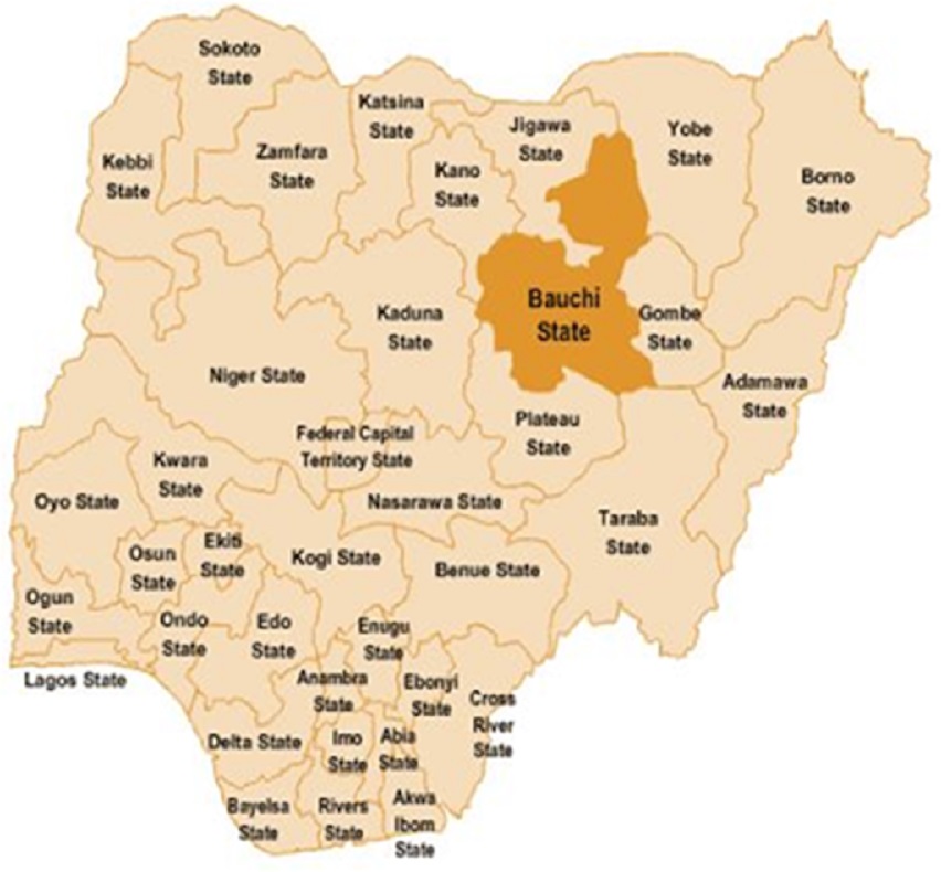 Map of Bauchi