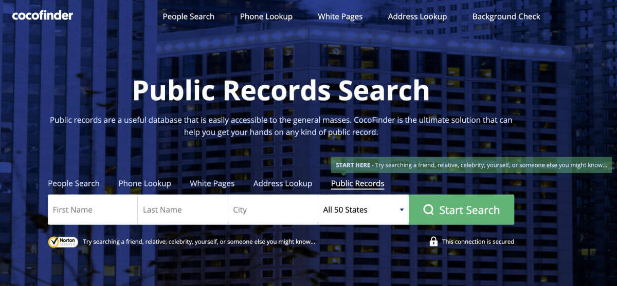 Cocofinder public records