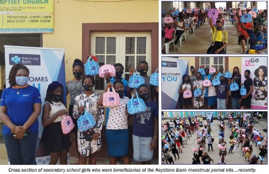 Keystone Bank Menstrual Period Kits