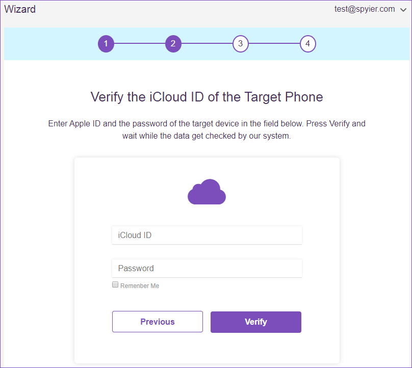 spyier verify icloud id guide