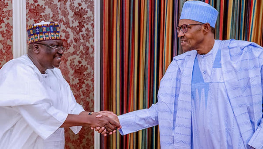 Buhari With Lawan