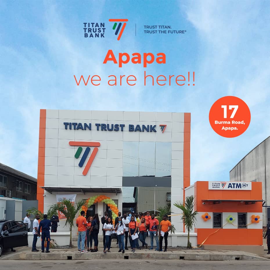 Titan Trust Bank Apapa