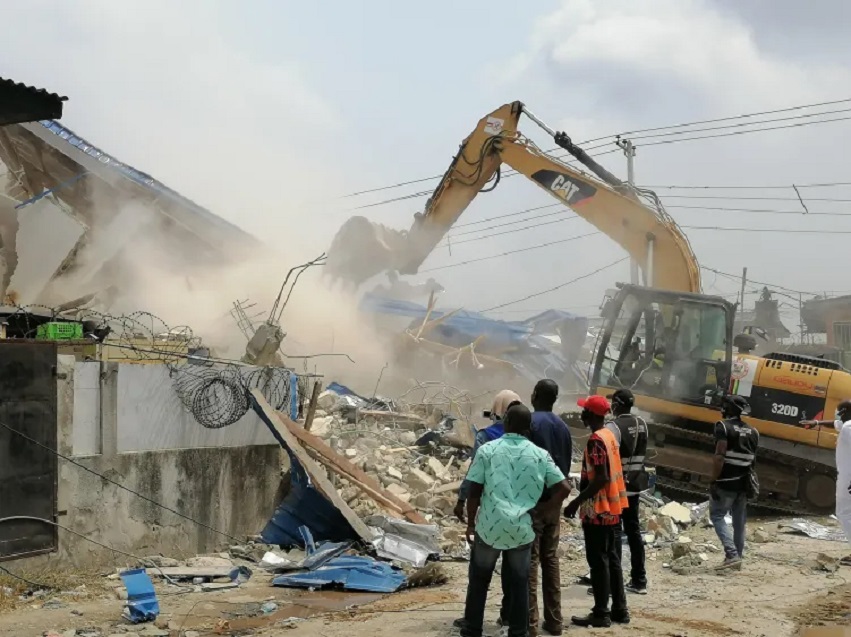 Demolish Structures in Ikorodu