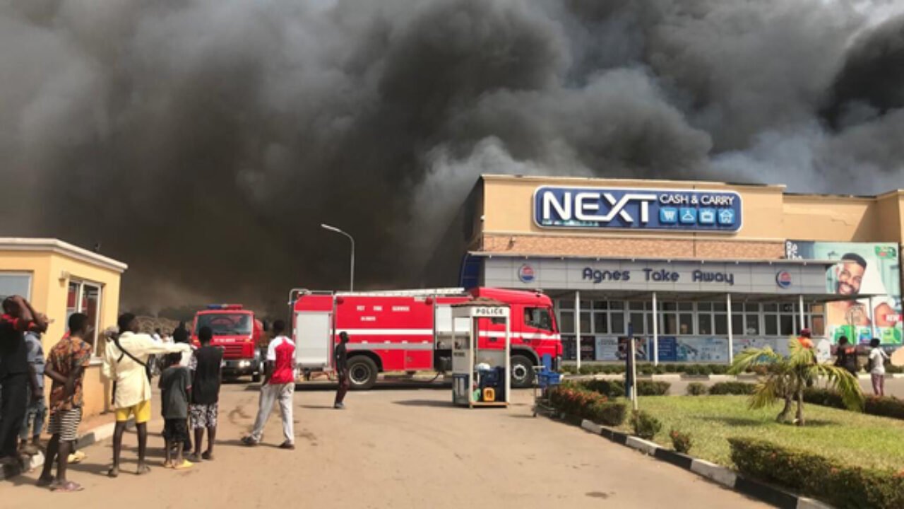 next cash and carry abuja fire incidents